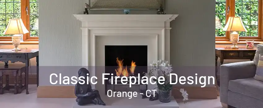 Classic Fireplace Design Orange - CT