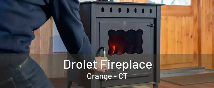 Drolet Fireplace Orange - CT