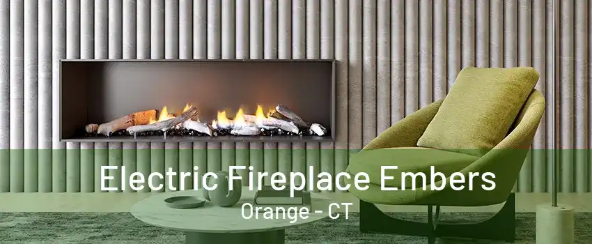 Electric Fireplace Embers Orange - CT