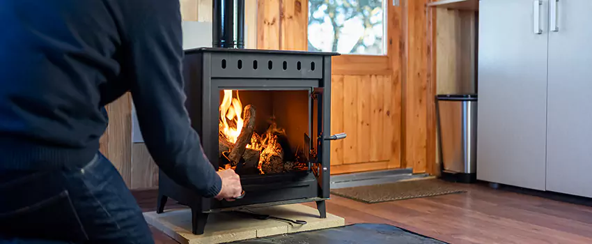 Open Hearth Wood Fireplace Installation in Orange, CT