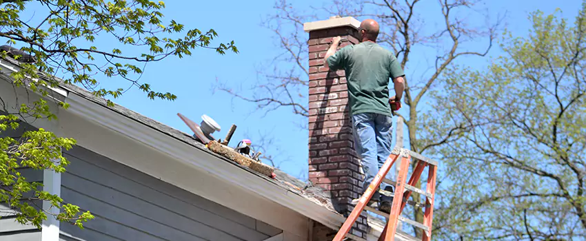 Vinyl and PVC Chimney Flashing Installation in Orange, CT